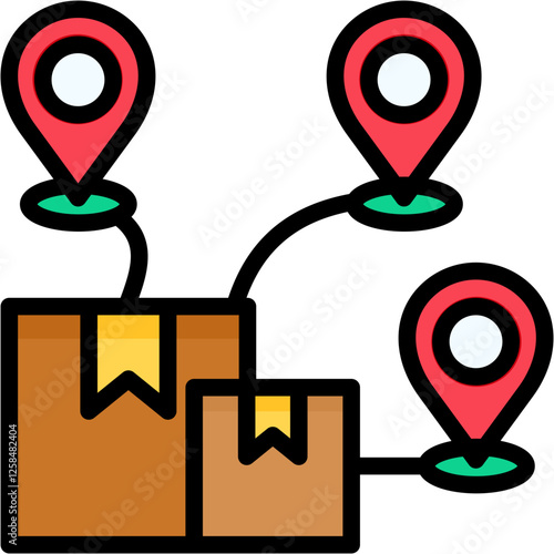 Shipping Route icon