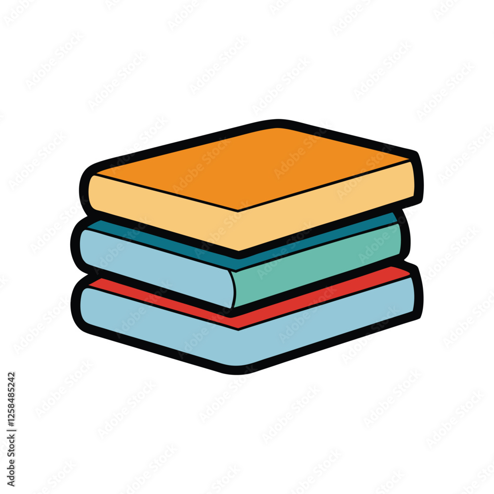 stack of books isolated on white stack of books isolated on white