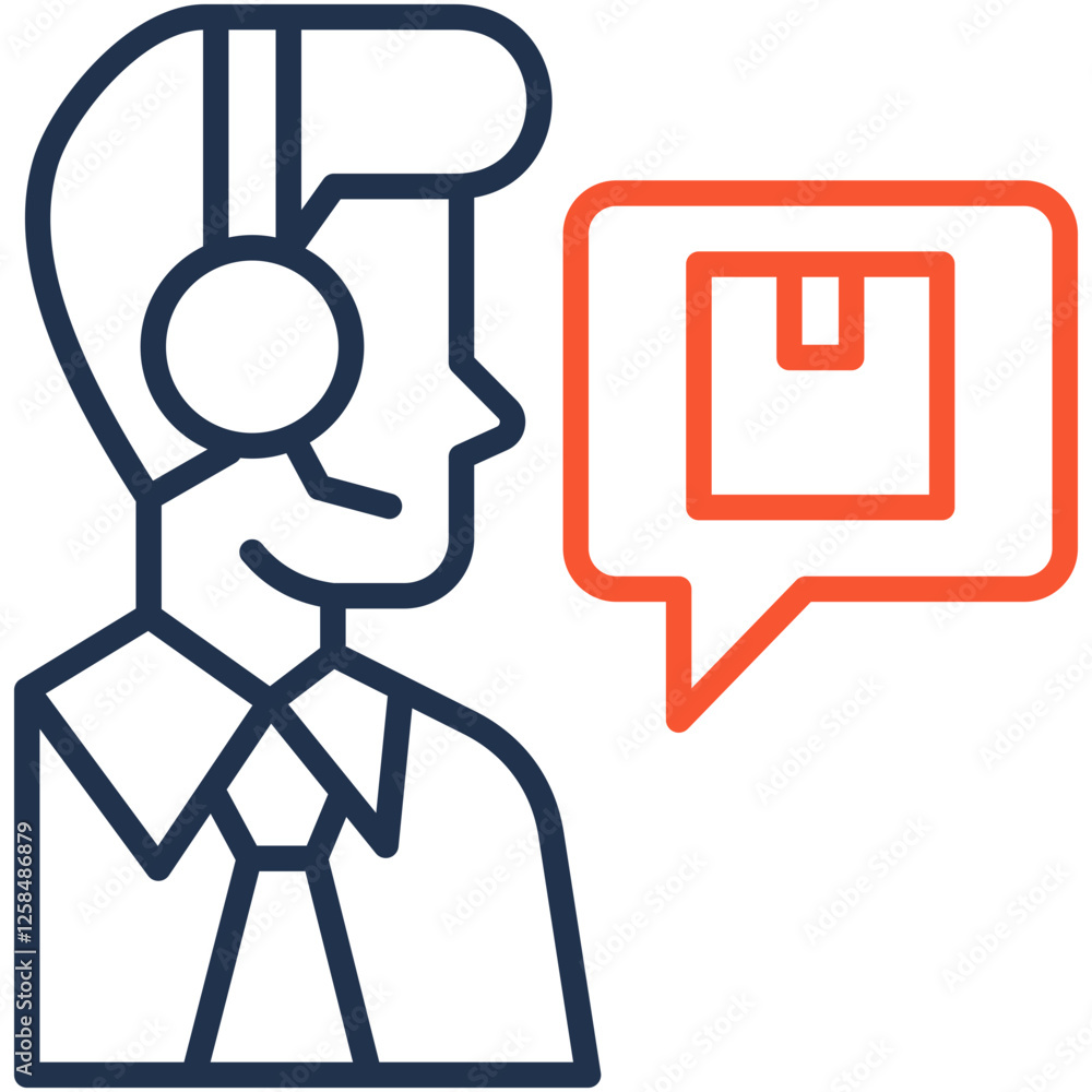 Obraz premium Shipping Agent icon