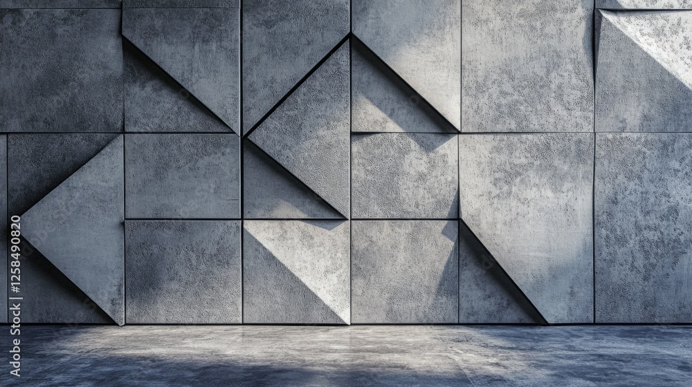gray brick with geometric patterns etched into the design generative ai gray brick with geometric patterns etched into the design generative ai