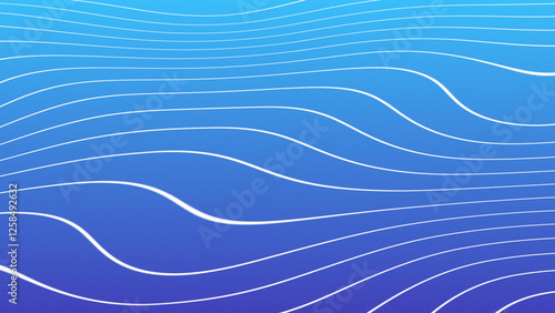 Blue and White shades of  gradient background, green and shade of light and dark tone background, blue color background with wavy white lines