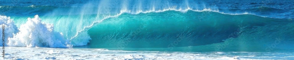 Turbulent ocean wave with white foam and blue water, abstract water, sea, foam Turbulent ocean wave with white foam and blue water, abstract water, sea, foam