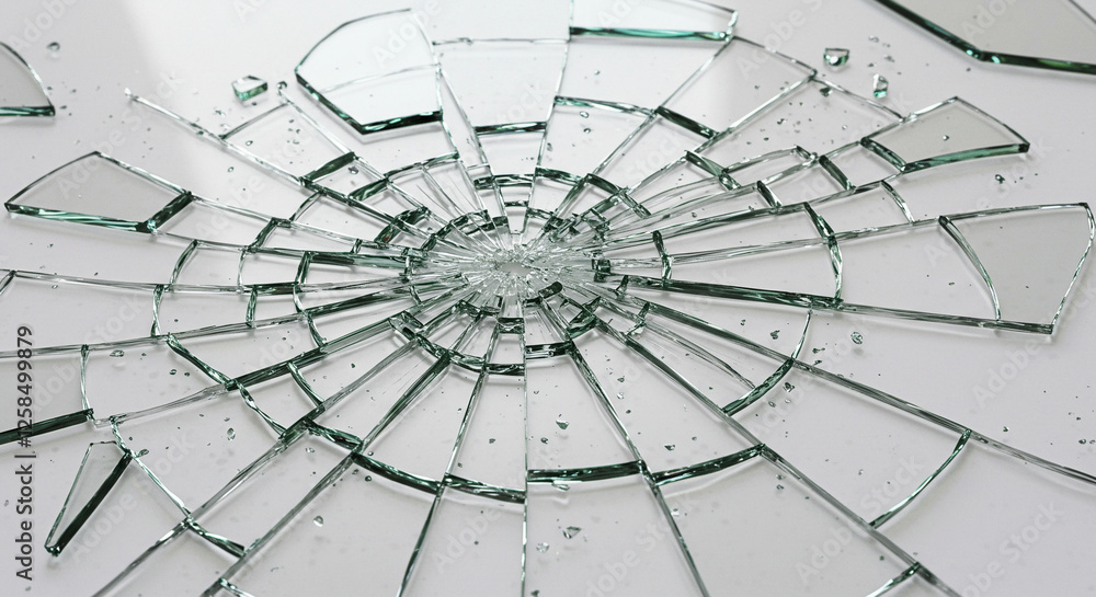 Obraz premium broken glass