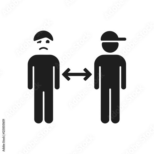 Social Interaction Distance Alert Icon