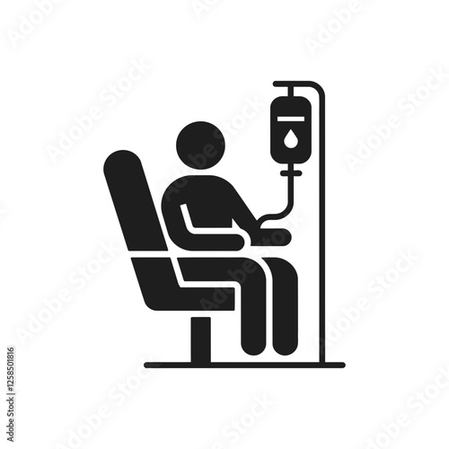 Medical Treatment Chair Service Icon
