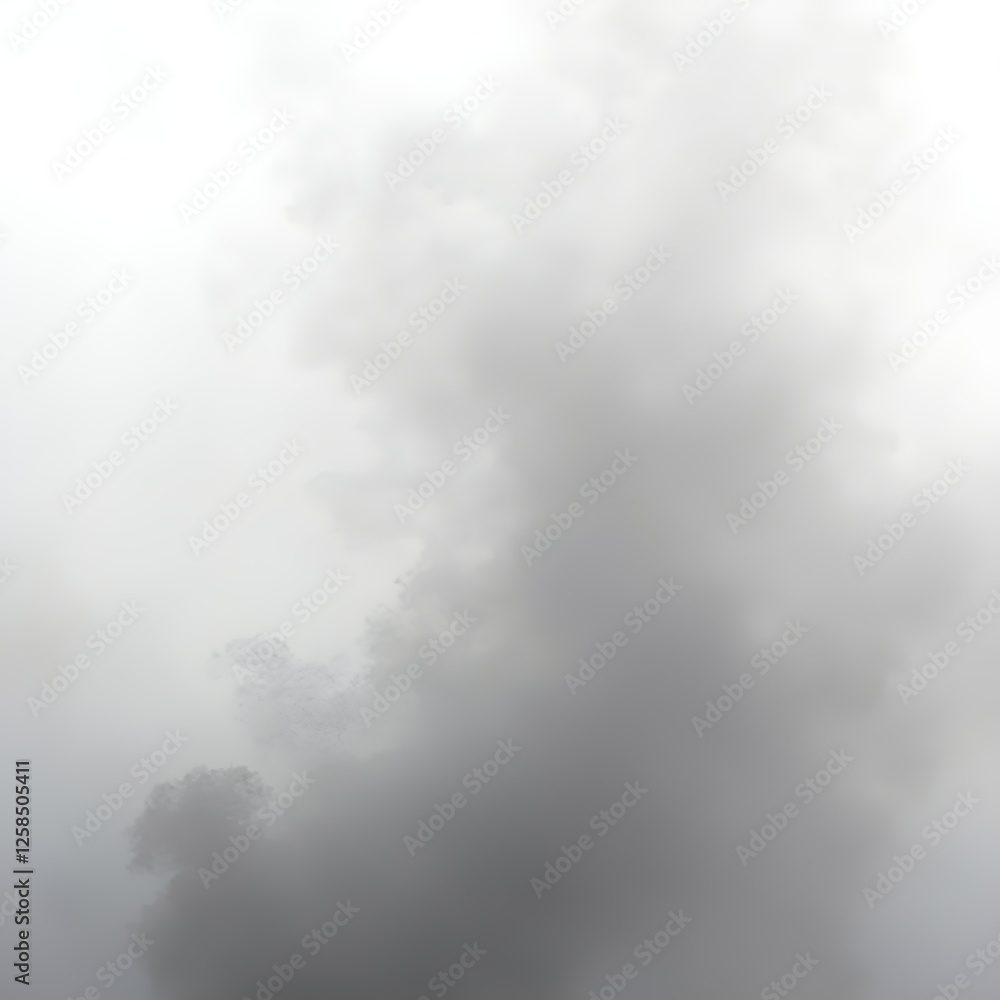 Fototapeta premium Ethereal Smoke Effect Background - Moody Grey Gradient Texture for Luxury Product Photography, Mystery Book Covers, Abstract Wall Art