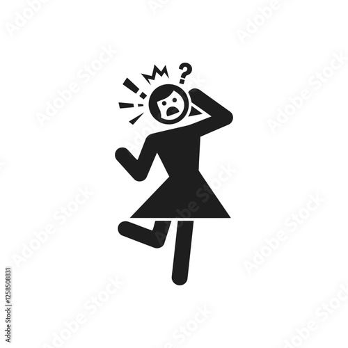 Confused Person Question Mark Icon