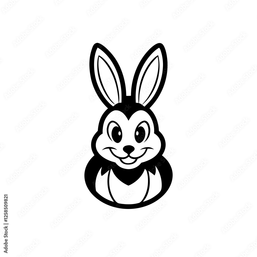 Obraz premium easter bunny vector illustration