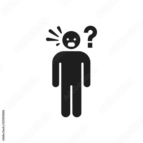 Standing Person Question State Icon