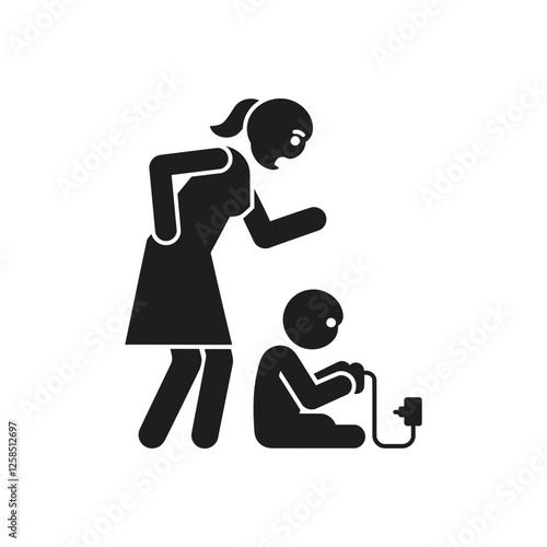 Parent Gaming Control Warning Icon