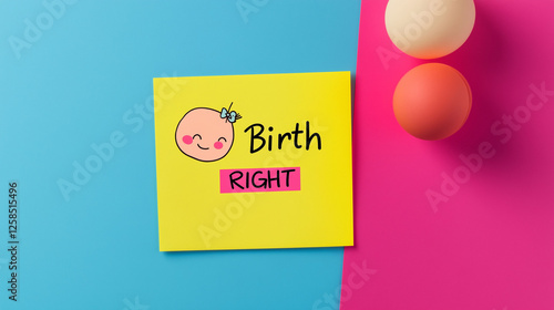 newborn legal birthright citizenship protection in the United States concept with copy space for text photo