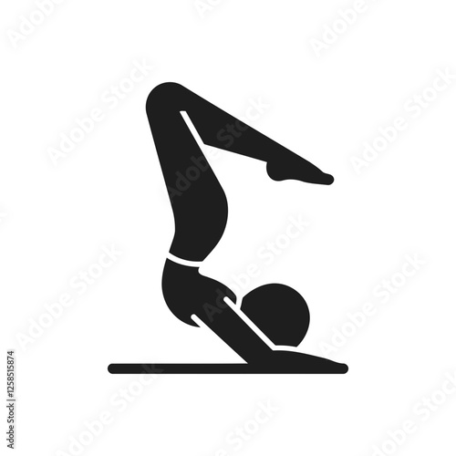 Yoga Plow Pose Icon