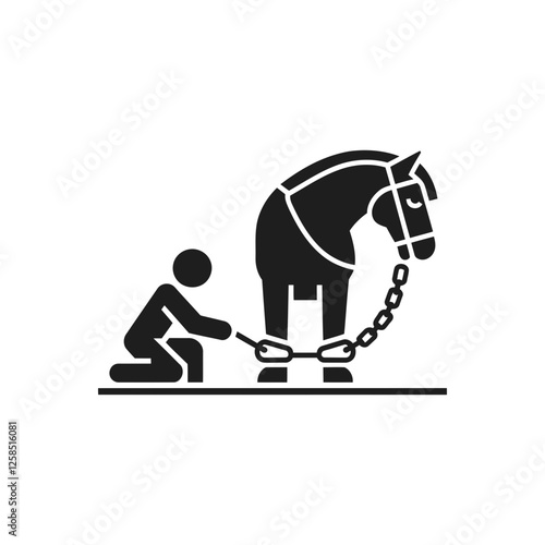 Horse Rescue Chains Icon