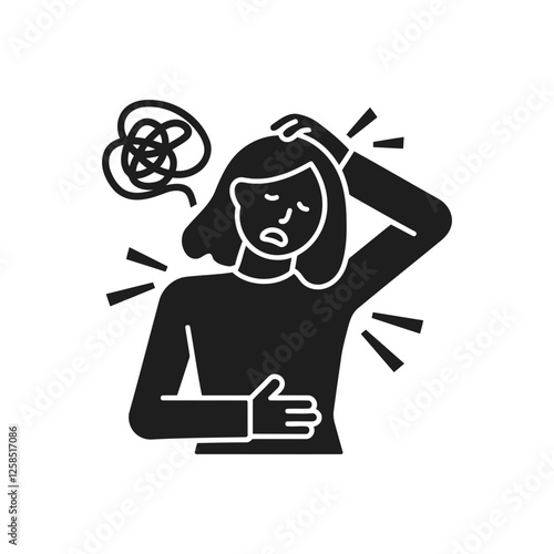 Stress and Anxiety Icon