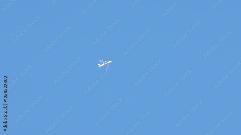 a plane climbing against a clear sky a plane climbing against a clear sky