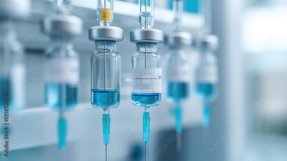Close-up of scientific equipment used for vaccine development for children Close-up of scientific equipment used for vaccine development for children