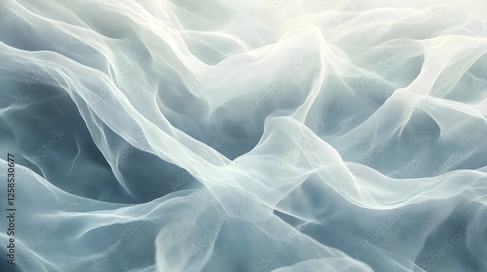 Obraz premium Abstract Light Texture: Subtle Fabric Waves for Modern Background Design