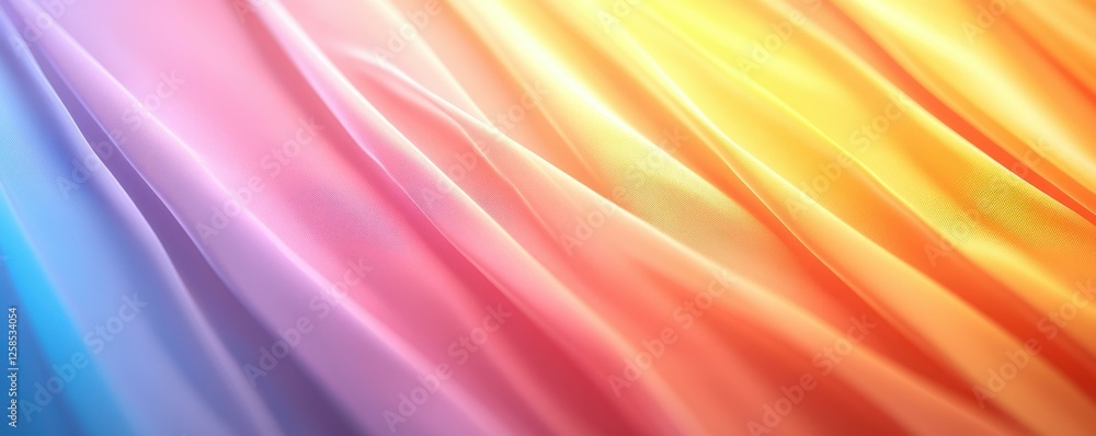 Fototapeta premium Gradient Rainbow Flow Abstract Art