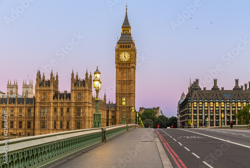 Big Ben in London in the morning