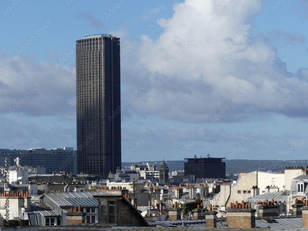 Fototapeta premium Vue Tour Montparnasse Paris
