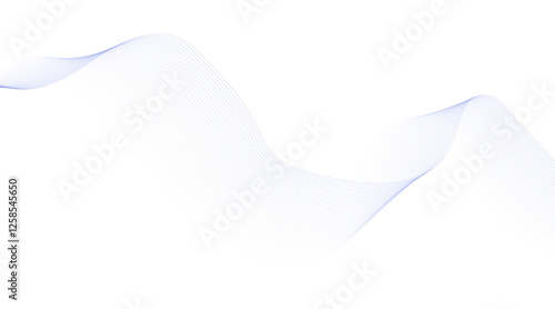 Modern abstract glowing wave background. Dynamic flowing wave lines design element. 