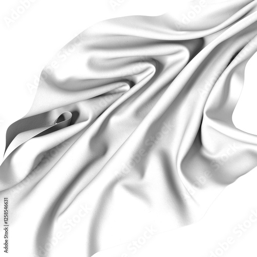 A close-up shot of a white ...