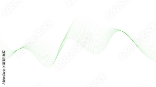 Modern abstract glowing wave background. Dynamic flowing wave lines design element. 