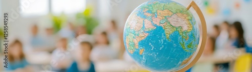 Exploring global geography in the classroom educational setting learning experience interactive environment engaging viewpoint
