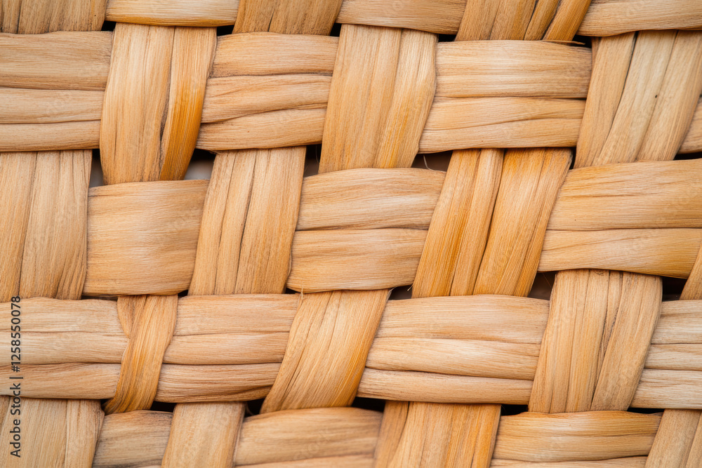 Close Up of Woven Natural Fiber Basket Texture in Warm Tones for Background Use Close Up of Woven Natural Fiber Basket Texture in Warm Tones for Background Use