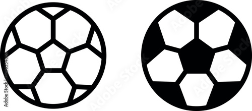 Soccer Football Symbol Vector Icon Set