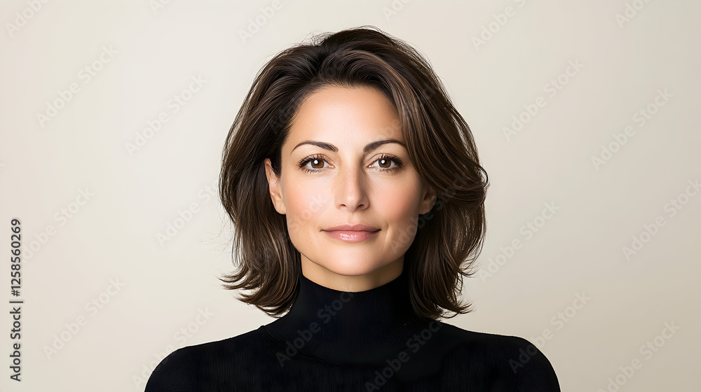 Professional woman portrait. Calm face, neutral background. Business, Headshot, for profiles Professional woman portrait. Calm face, neutral background. Business, Headshot, for profiles