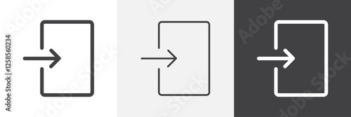 Enter icons graphics pack vectors.