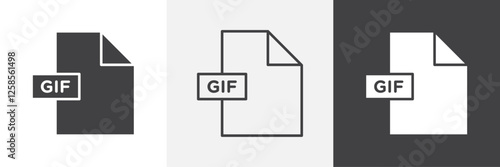 Gif icons graphics pack vectors.