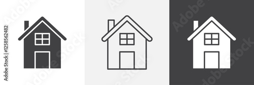 Home icons graphics pack vectors.
