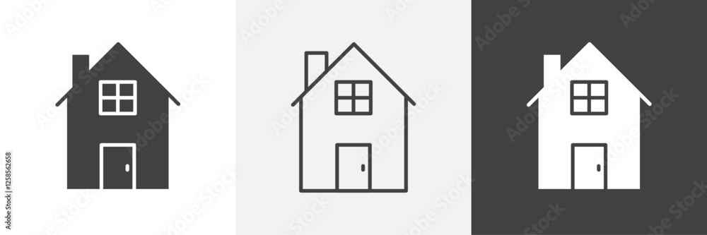 House icons graphics pack vectors. House icons graphics pack vectors.