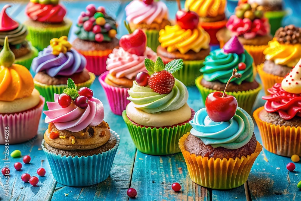 Whimsical Doodle Cupcakes & Pastries: Textured Background Architectural Photography Whimsical Doodle Cupcakes & Pastries: Textured Background Architectural Photography
