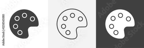 Palette icons graphics pack vectors.