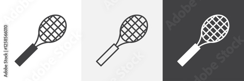 Racquet icons graphics pack vectors.