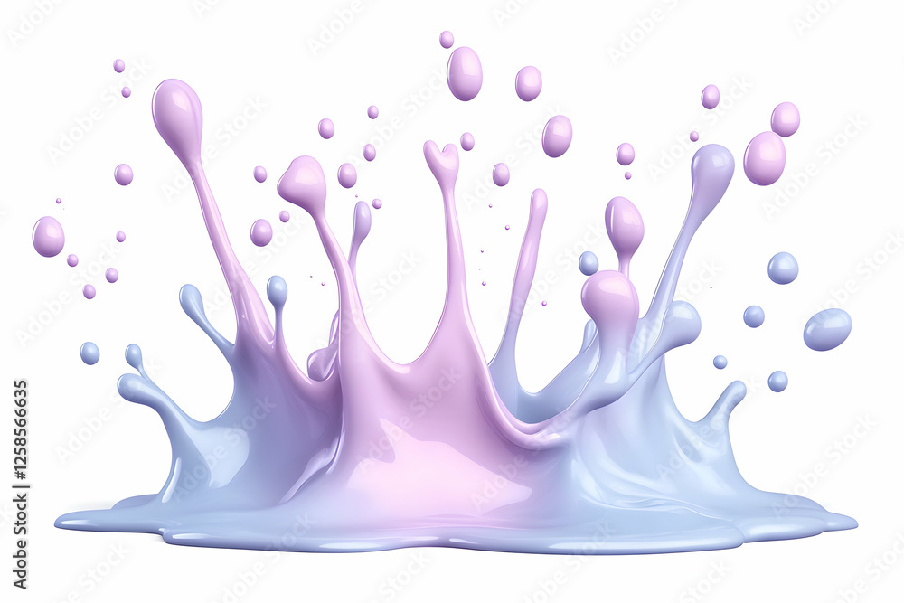 Splashing vibrant liquid in a light background for cosmetic promotion and decorative purposes Splashing vibrant liquid in a light background for cosmetic promotion and decorative purposes