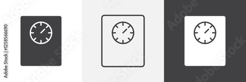Scale icons graphics pack vectors.