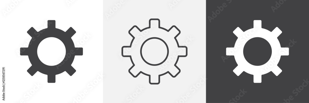 Settings icons graphics pack vectors. Settings icons graphics pack vectors.