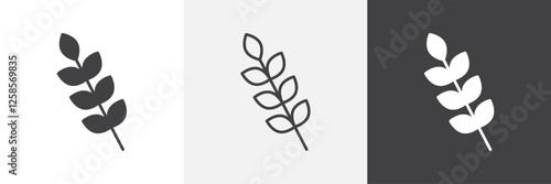 Wheat icons graphics pack vectors.