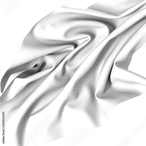 A close-up shot of a white ...