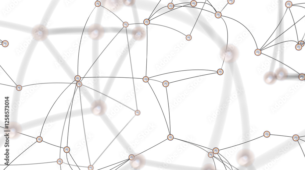 Abstract Network Connection Concept Abstract Network Connection Concept