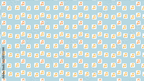 音符の背景イラスト、パターン
