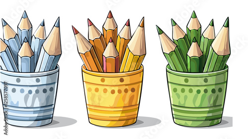 色鉛筆のイラスト