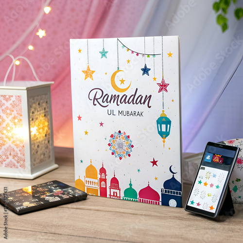 Muslims festival Ramadan ul Mubarak greetings 