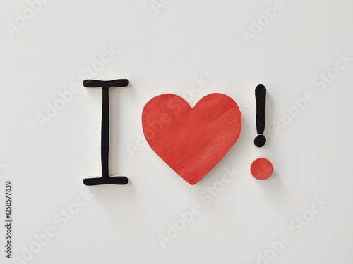 heart with letter 