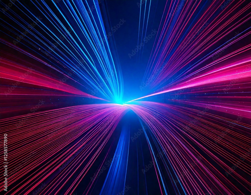 Fototapeta premium Technology background, Futuristic abstract digital background with dark blue and neon pink