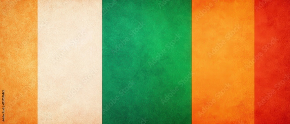 Celebrate st. Patrick's day event with a minimalist irish flag theme blending colors seamlessly Celebrate st. Patrick's day event with a minimalist irish flag theme blending colors seamlessly